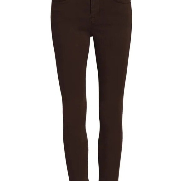 FRAME DENIM Le High Skinny Crop Jeans Size 24 Mahogany NEW - Picture 4 of 11